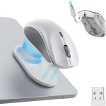 ESR Rechargeable Wireless Mouse with Built-in Cable ESR Bluetooth Mouse